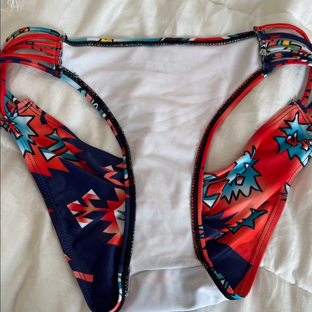 Neon Geometric Bikini Set - Picture 7 of 9